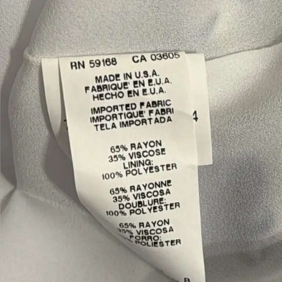 Karen Kane Santorini Blue and White Asymmetrical Sundress. Size Medium. - Picture 5 of 6